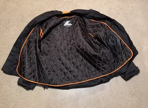 Speed And Strength Textile Jacket Size Mens Large Orange Black