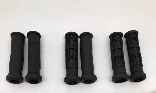 OEM Yamaha Silver 5D3-14 Handlebars 1 1/8" Handle Bars Fatbars Fat Bars + Grips