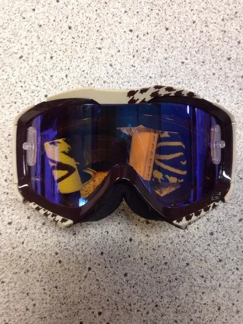 NEW SMITH MX GOGGLES TINTED LENS WITH TEAR OFF PINS YFZ450 TRX450R LTR450 400EX