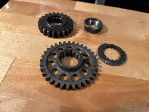 04-13 Yamaha Motor Engine Crank Shaft Gears YFZ450 YFZ 450