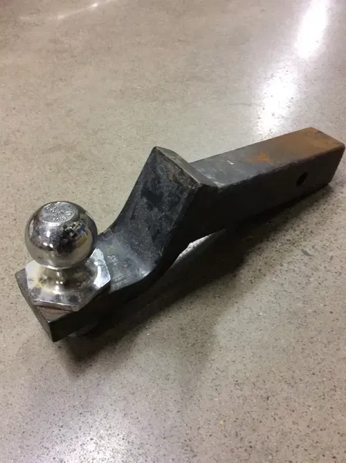 TRAILER HITCH RECEIVER BALL MOUNT 2" SOLID STEEL SHAFT 2" BALL TOW TOWING