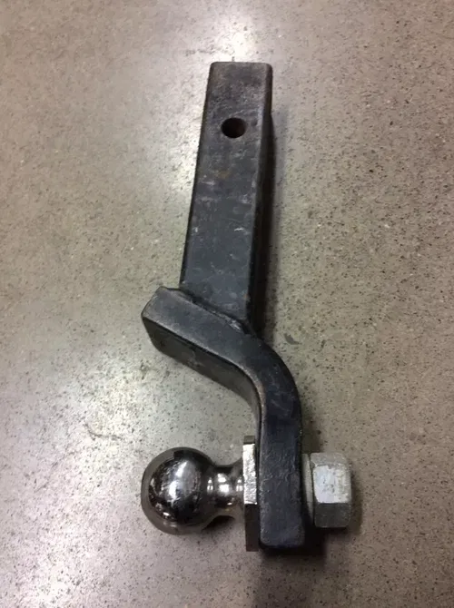 TRAILER HITCH RECEIVER BALL MOUNT 2" SOLID STEEL SHAFT 2" BALL TOW TOWING