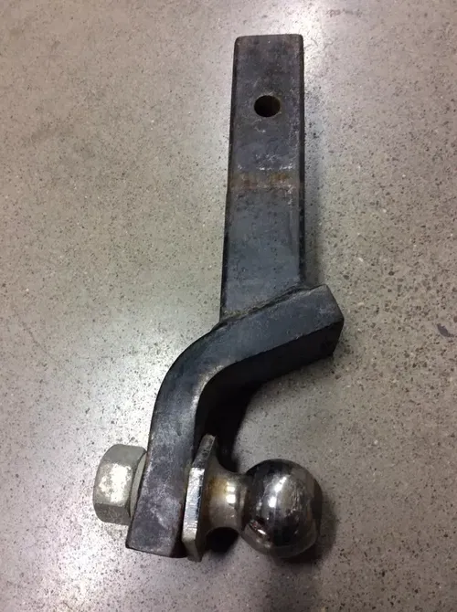TRAILER HITCH RECEIVER BALL MOUNT 2" SOLID STEEL SHAFT 2" BALL TOW TOWING