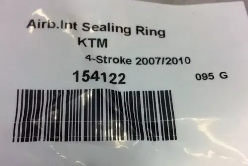 TWIN AIR AIRBOX SEALING RING GASKET SEAL 2007-10 KTM 250 SX 250SX 07 08 09 10