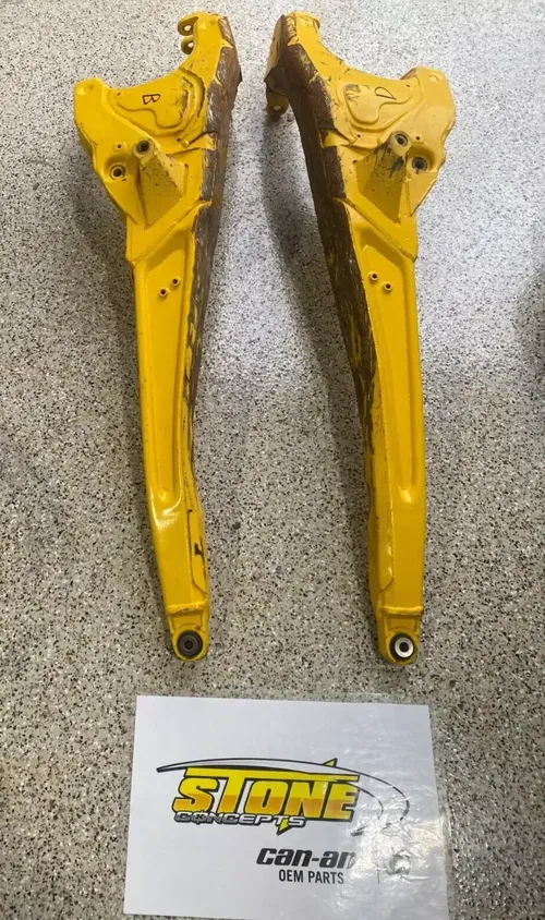 Can-Am 77" Maverick R Base 24 25 Trailing Arm Set Left Right Gusset Reinforced B
