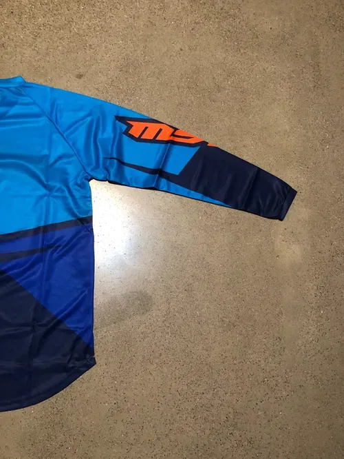 MSR M15 AXXIS JERSEY RACING BLUE ORANGE ADULT MENS SIZE S SMALL