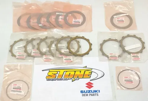 New OEM Suzuki LTR450 Clutch Plates Friction Steel 2006 2007 2008 2009 LTR 450R