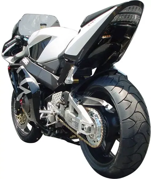 Hotbodies Racing SPORTBIKE SBK ZX6R Gloss Black ABS Undertail Built-In LED NINJA