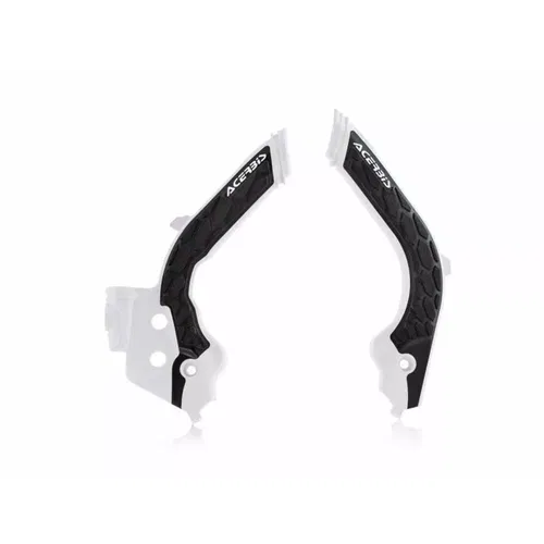 Acerbis X-Grip White Frame Guards Husqvarna TC FC 125 2019-23 Gas Gas 2021-23