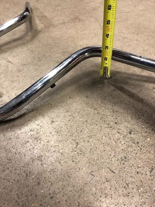 MOTORCYCLE CHROME HANDLEBARS 1" APE HANGERS HONDA YAMAHA HARLEY INDIAN