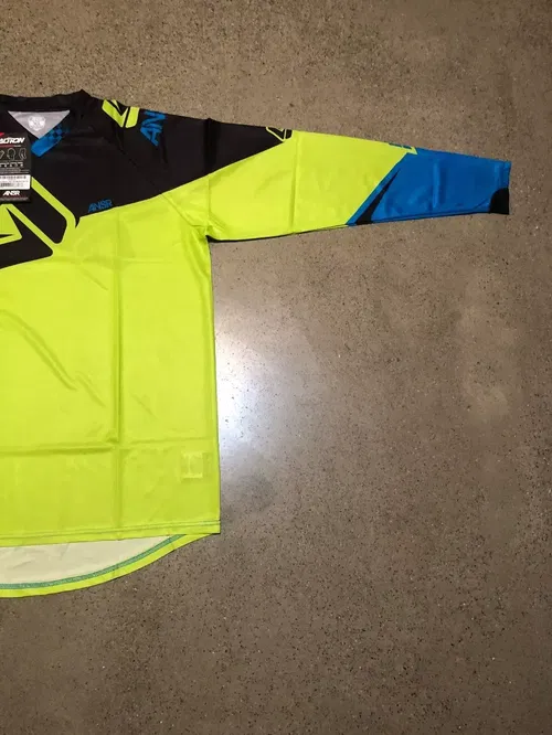 ANSR ANSWER A16 ALTRON JERSEY BLACK CYAN GREEN ADULT MENS SIZE XL EXTRA LARGE