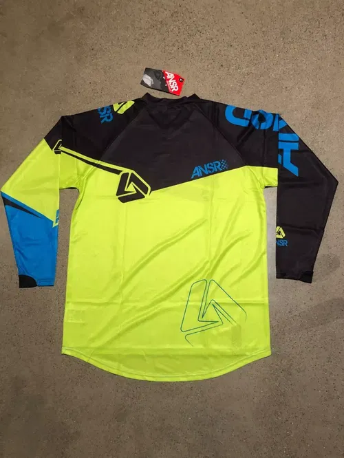 ANSR ANSWER A16 ALTRON JERSEY BLACK CYAN GREEN ADULT MENS SIZE XL EXTRA LARGE