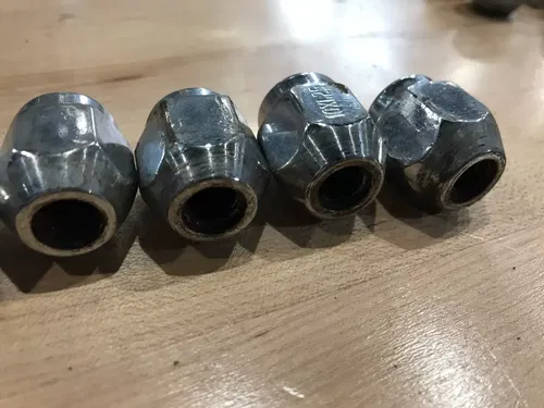 WHEEL LUGS SET OF 7 10-1.25 BEVELED Lug Nut 10X1.25 HONDA YAMAHA SUZUKI