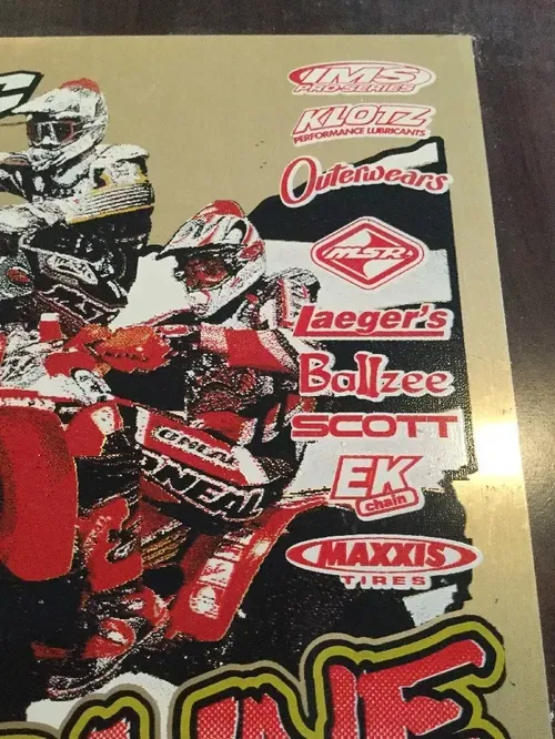 YFZ450R SMILEY & DUVALL ATV AMA GNCC RACING PLAQUE AWARD LAEGER'S ROLL DESIGN