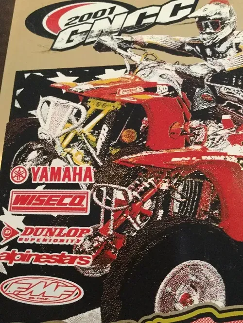 YFZ450R SMILEY & DUVALL ATV AMA GNCC RACING PLAQUE AWARD LAEGER'S ROLL DESIGN