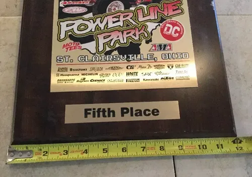 YFZ450R SMILEY & DUVALL ATV AMA GNCC RACING PLAQUE AWARD LAEGER'S ROLL DESIGN
