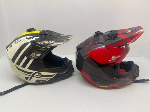FLY Racing F2 MX Helmet SMALL 55-56cm  Off-Road  Used Dirt Bike ATV UTV (2)