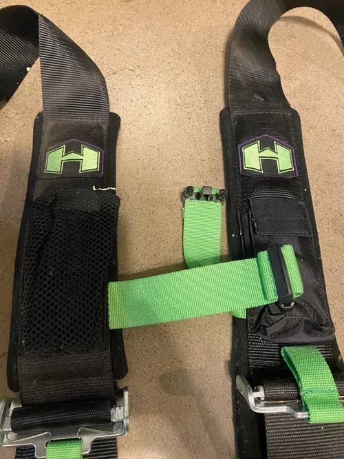 NOS CAN-AM MAVERICK TURBO PRP 4 POINT HARNESS 3" PADDED SEAT BELT UTV JEEP HESS