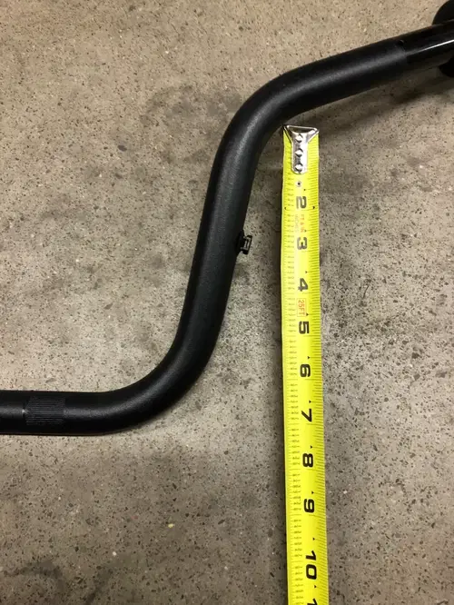 MOTORCYCLE HANDLEBARS BLACK 1" APE HANGERS HARLEY YAMAHA HONDA SUZUKI