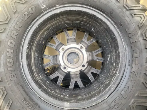 D - CAN AM X3 MAVERICK 1000 15" SYSTEM 3 BEADLOCK WHEELS 4/137 30" MAXXIS TIRES