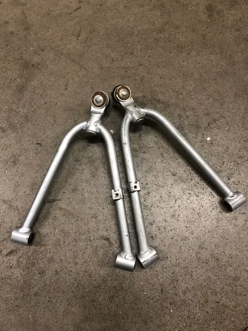 OEM HONDA TRX450R LEFT RIGHT SILVER UPPER A-ARMS 2006-2014 TRX450ER TRX 450 R ER