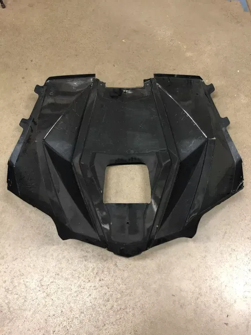 CAN-AM MAVERICK RACE TEAM ONE PIECE HOOD FRONT PLASTIC NOSE FENDER LOCATED IN PA