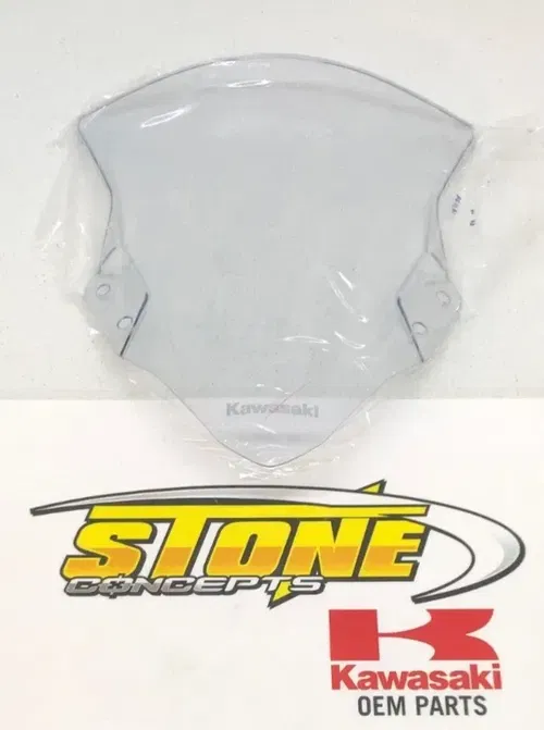 OEM 2018-2024 Kawasaki Ninja 400 Clear Windshield Wind Screen Shield 39154-0369