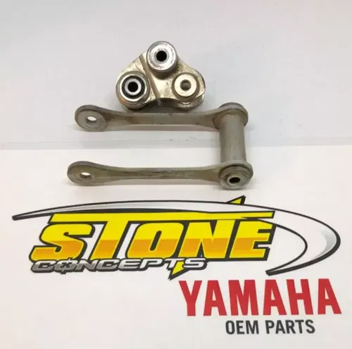 OEM Yamaha 09-24 YFZ450R YFZ450X Rear Shock Linkage Triangle Knuckle W/ Bearings