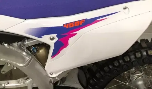 New OEM 2024 Yamaha YZ450F SE Plastic Kit Set Fenders 50th Anniversary Edition