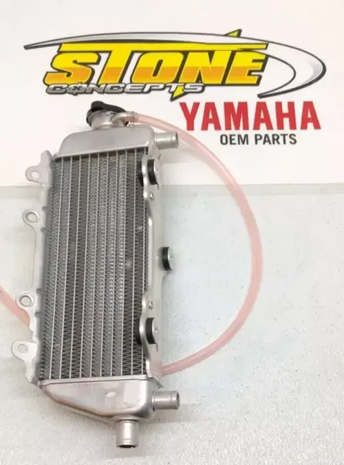 OEM Yamaha 02-24 YZ250 2 Two Stroke Fill Right Side Radiator W/ Cap YZ250X 16-23