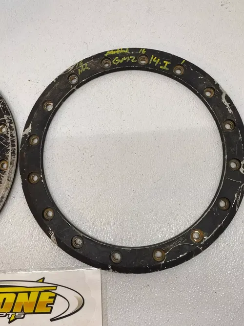 GMZ SET OF 2  Beadlock 14" Wheel Rim Ring Set Rings UTV ATV