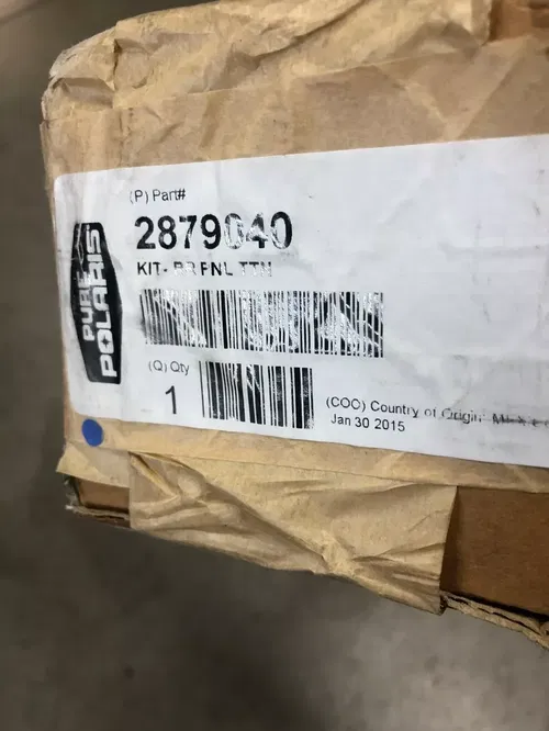 OEM 13-19 Polaris Ranger 900 XP Lock & Ride Canvas Poly Rear Panel Kit 2879040