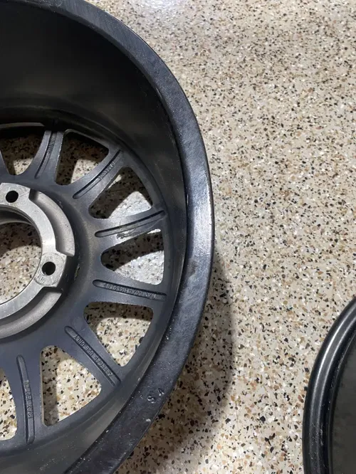 Raceline Alpha Beadlock 17" Wheels Silver (+25mm) Can-Am Maverick X3 Wheel Set C