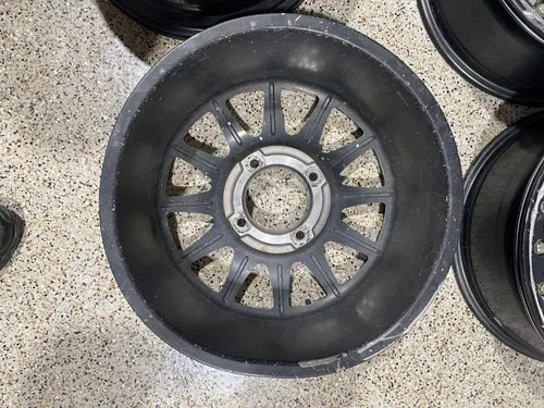 Raceline Alpha Beadlock 17" Wheels Silver (+25mm) Can-Am Maverick X3 Wheel Set C