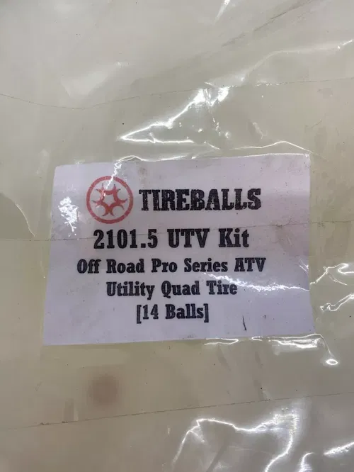 2101 TIREBALLS FRONT REAR TIRE BALLS 25" 26" 27" UTV UTILITY ATV RUN FLAT INSERT