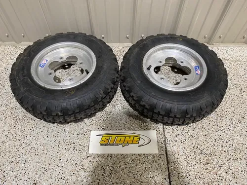 FRONT DWT A5 WHEELS 10X5 4/1 20x6x10 TIRES HONDA TRX 450R 300ex 250R LTR450