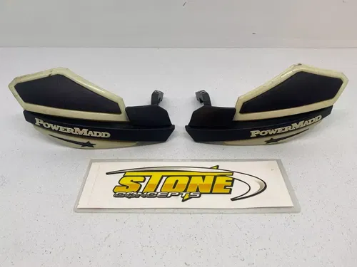 Powermadd Star Series Hand Guards White Yamaha YFZ450R YZ YFZ450 YZ250 YZF