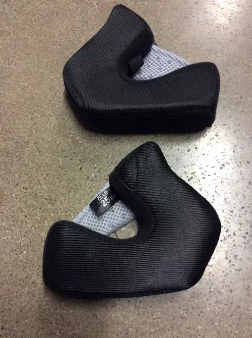 FLY RACING TOURIST HELMET LINER CHEEK FOAM PADS 25MM HONDA KTM YAMAHA SUZUKI