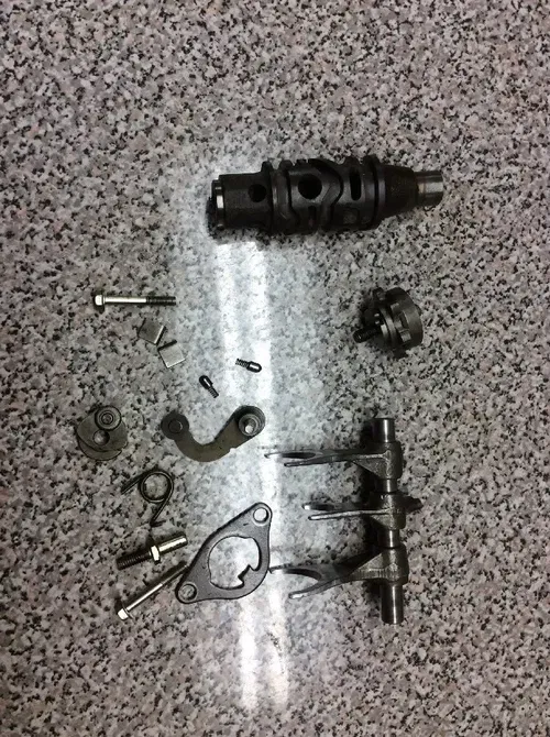 1985 ATC350X Honda 85 ATC 350X  TRANSMISSION TRANNY SHAFTS SHIFT FORKS DRUM