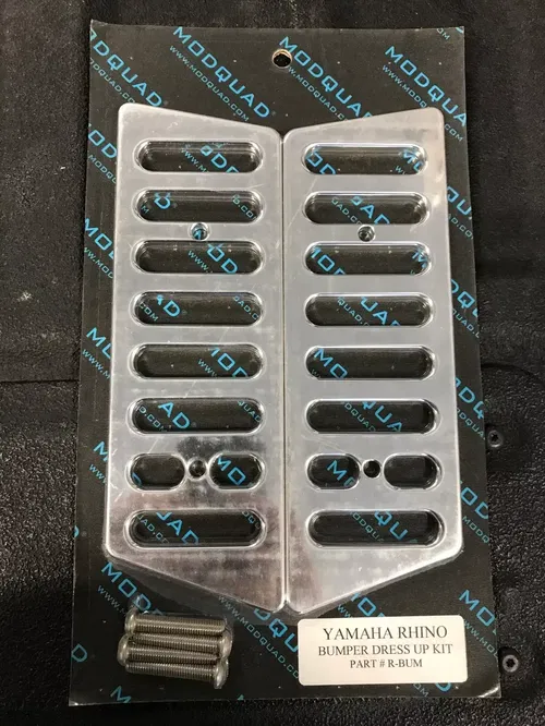 MODQUAD YAMAHA 450 660 700 RHINO BILLET GAS PEDAL BUMPER TRIM KIT
