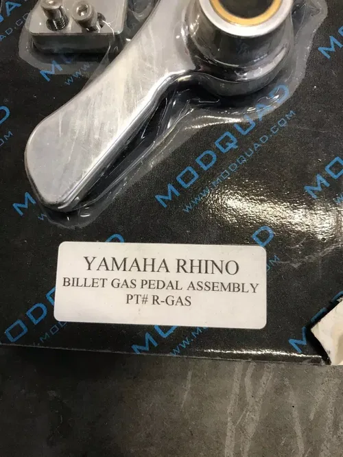 MODQUAD YAMAHA 450 660 700 RHINO BILLET GAS PEDAL BUMPER TRIM KIT