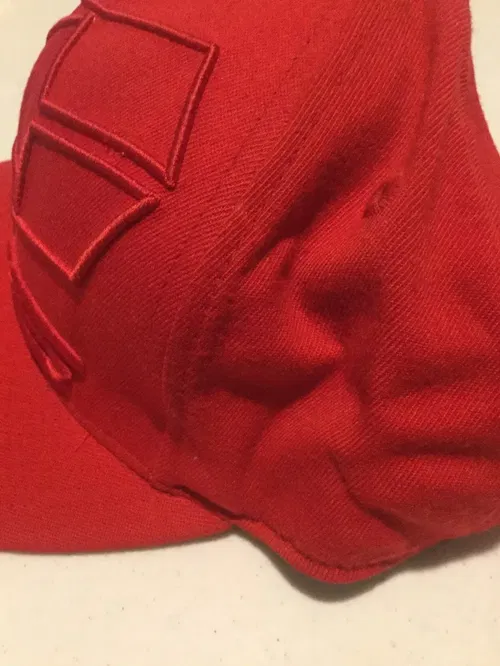 EVS MX ATV RACING BASEBALL FITTED FLEXFIT HAT CAP MENS 7 1/4-7 5/8" RED