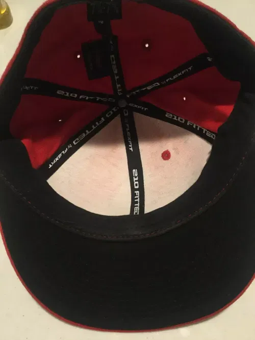 EVS MX ATV RACING BASEBALL FITTED FLEXFIT HAT CAP MENS 7 1/4-7 5/8" RED