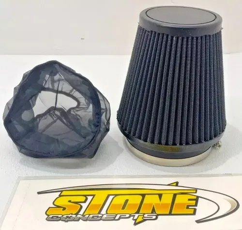 4 3/8" ID AIR FILTER & PREFILTER FUEL CUSTOMS HYBRID WALSH CRF450 LTR450 YFZ450R