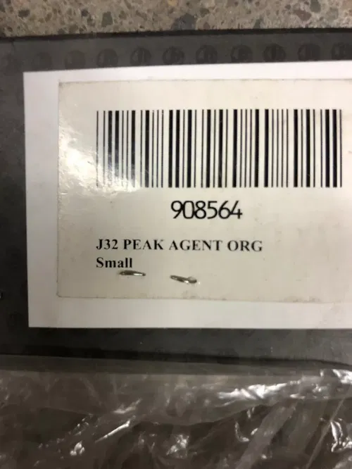 JUST1 J32 REPLACEMENT HELMET PEAK VISOR AGENT ORANGE SMALL DIRT BIKE MOTORCYCLE