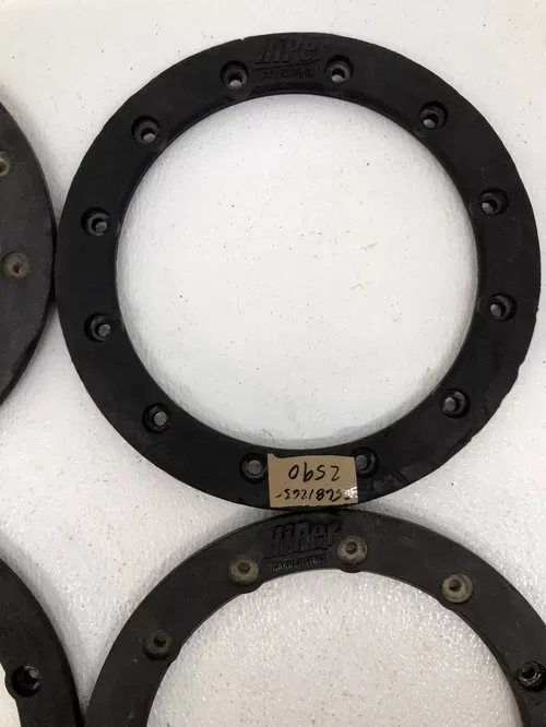(4) 10" HIPER CARBON FIBER FRONT WHEEL BEADLOCK RINGS CF1 TECH3 RING SET TRX YFZ