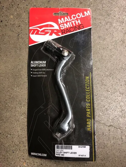 MSR ALUMINUM  FOLDING TIP GEAR SHIFT LEVER SHIFTER SUZUKI RMZ450 RM450Z RM 450Z