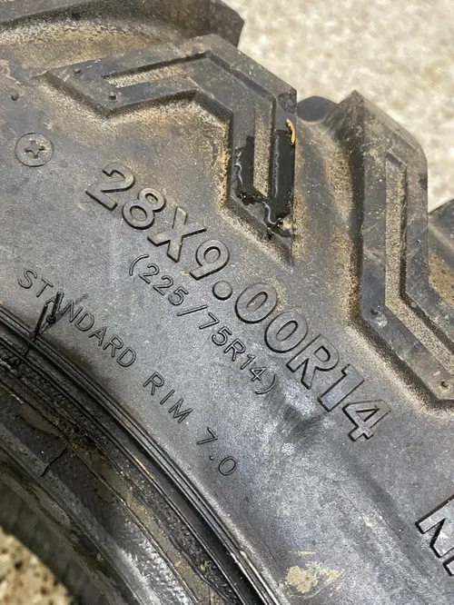 MAXXIS BIGHORN 2.0 TIRE 28x9x14 FRONT RZR CAN AM MAVERICK YAMAHA HONDA X3 YXZ