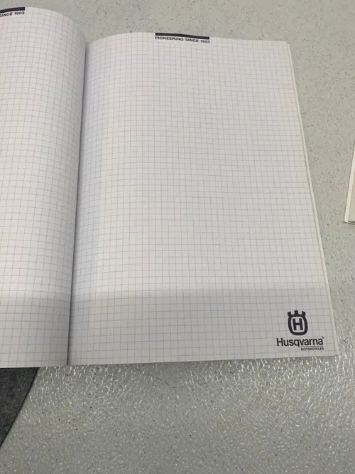 Husqvarna 2018 Owners Manual Book TE 250 300 OEM NOTEBOOK DOCUMENT FOLDER PEN