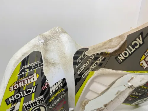HONDA 450R TRX450R TRX 450ER TRX450ER REAR OEM FENDERS PLASTIC WHITE BACK FENDER